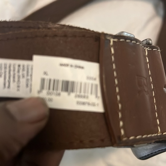 Banana Republic Women's Heritage Monte Wide Brown Concho Belt Leather western - Picture 6 of 9